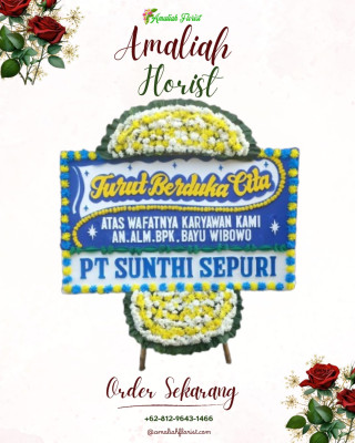Papan Bunga Duka di Benawa