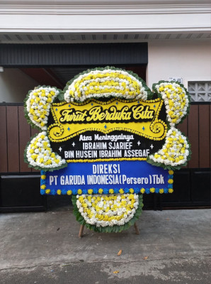 Papan Bunga Duka di Benawa